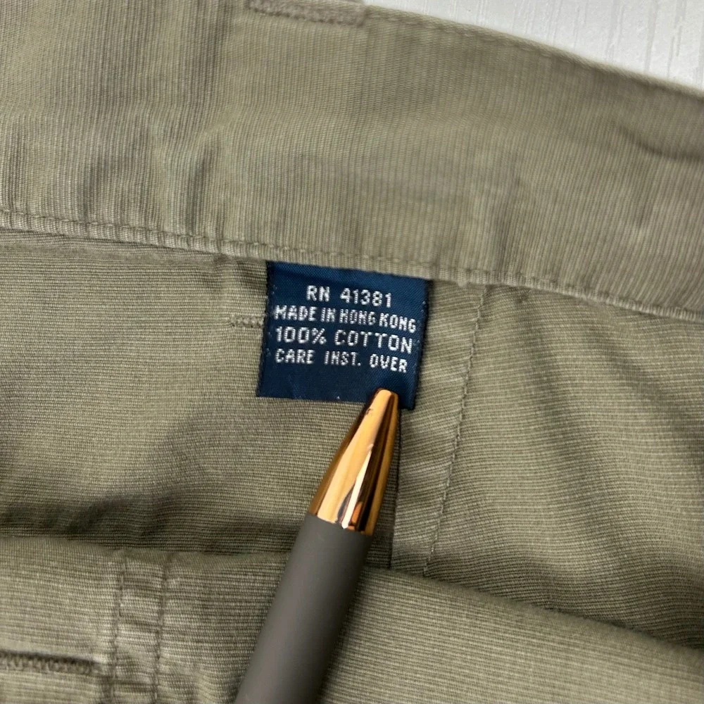 Polo Ralph Lauren Cargo Shorts Mens 36 Green Vintage Cotton Utility Gorpcore